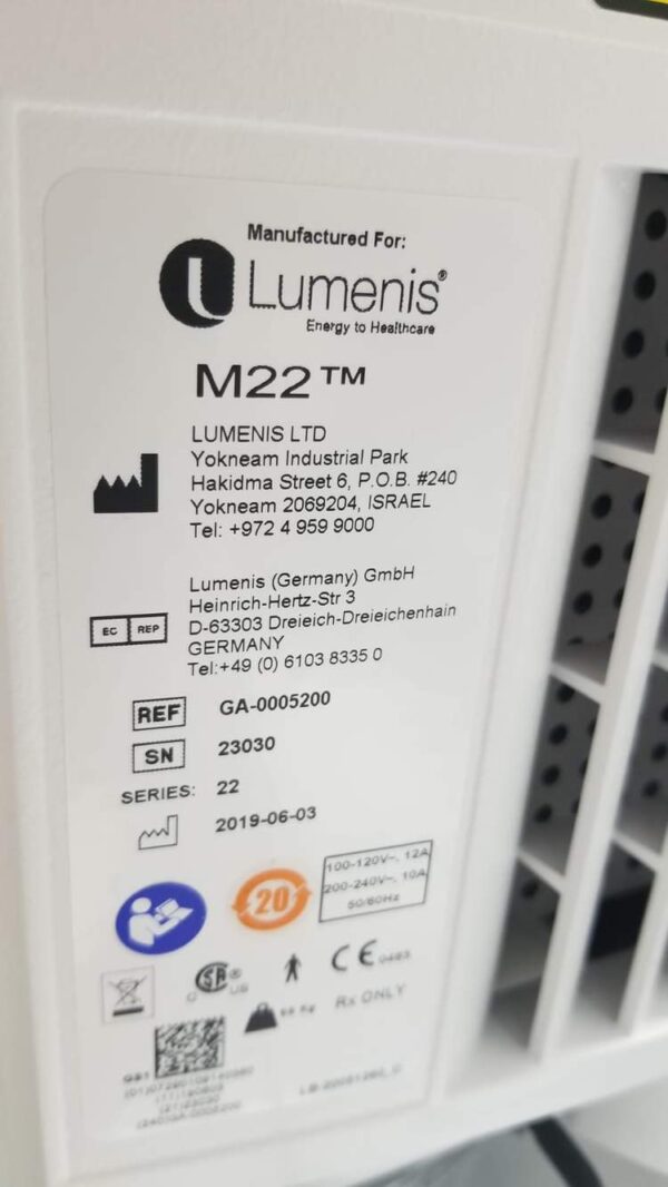 2019 LUMENIS M22 IPL + RESURFX