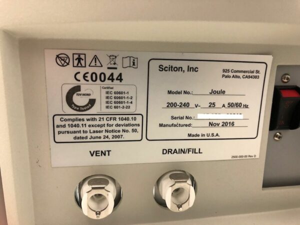2016 SCITON Joule 7 HALO Laser - YAG