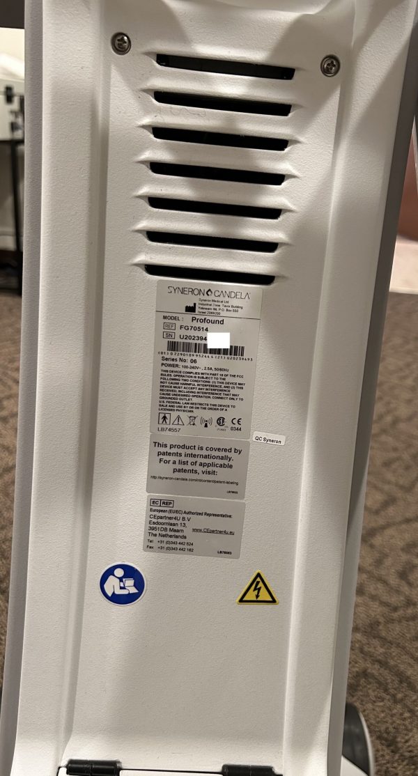 2020 Syneron Candela Profound Radio Frequency Microneedling