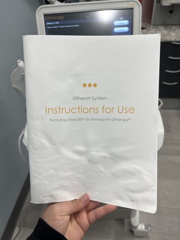2020 Ulthera Ultherapy Ultrasound
