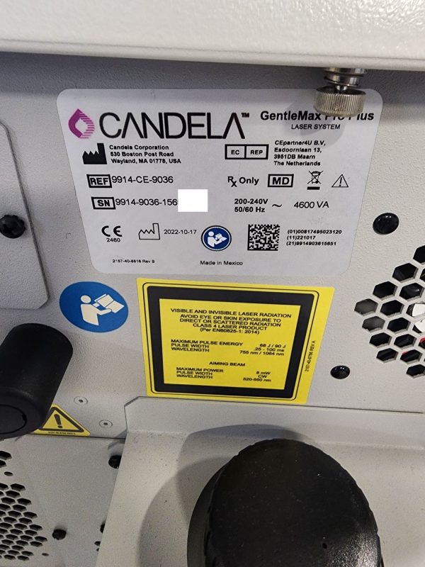 2022 Candela Gentlemax Pro Plus