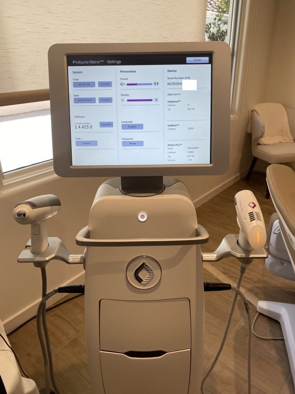 2023 Candela Profound Matrix – with 2 Handpieces